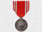 Záslužná medaile Červeného kříže, stříbro, nepuncováno, původní stuha..