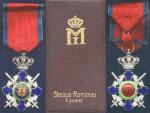 Řád Rumunské hvězdy, rytíř, vojenská skupina, typ IIb 1932-1947, původní etue