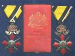 Královský řád za vojenské zásluhy s korunou, rytíř (V.tř.) + etue