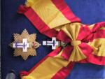 Námořní záslužný řád 4. tř., velkostuha s hvězdou