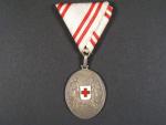 Stříbrná čestná medaile za zásluhy o červený kříž, postříbřená