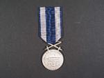 Československá vojenská medaile Za zásluhy, stříbrná