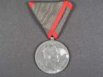 Medaile Za zranění z r. 1917 na stuze pro trvalou invaliditu