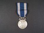 Československá vojenská medaile Za zásluhy, stříbrná