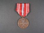 Pamětní odznak pro čs. dobrovolníky z let 1918-1919 bez monogramu OP