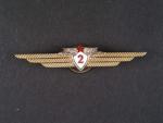 Odznak třídního specialisty letectva 1954-68. Palubní radista 2tř.