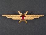 Odznak pilota beztřídního 1954-68 č.1412