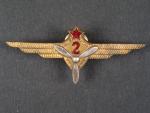 Odznak třídního specialisty letectva 1954-68. Palubní technik 2.tř.