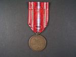 Pamětní odznak pro čs. dobrovolníky z let 1918-1919 s monogramem OP