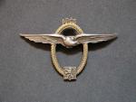 Pilotni odznak  ARCS se stanim znakem, puncovane Ag 900, znacka vyrobce KK, cislo 4, poprve v prodeji , vzacny