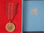 Medaile Za službu vlasti - ČSSR + etue a průkaz