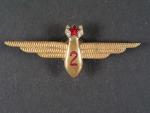 Odznak letovoda 2.tř. 1954-68. č.0228