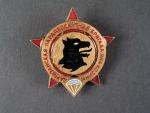 Partyzánský paradesantní odznak brigády Jana Koziny, číslovaný 438