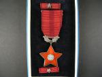 Řád Rudé hvězdy II. vydání po roce 1960 ČSSR č. 6395 + orig etue