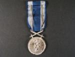 Československá vojenská medaile Za zásluhy, stříbrná