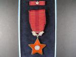 Řád Rudé hvězdy II. vydání po roce 1960 ČSSR č. 6860 + orig etue