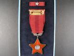 Řád Rudé hvězdy II. vydání po roce 1960 ČSSR č. 6860 + orig etue