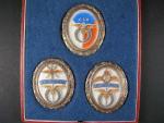 Sada plaket Národní letecké sbírky + etue