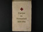 Bronzová čestná medaile Za zásluhy o Červený Kříž na původní stuze + etue, poškozená