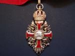 Řád Františka Josefa I., komander , značený zlacený bronz, výroba Mayer, puvodni stuha, sbirkova kvalita