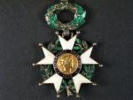 Řád čestné legie, rytíř, 3. republika 1870 - 1951, mírně poškozený zelený smalt