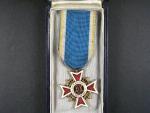 Řád Rumunské koruny, rytíř, civilní skupina, typ 1932-1947, originální etue