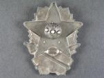 Odznak vojenské akademie 1950 č.13, výrobce Zukov Ag900