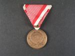 Bronzová medaile za statečnost 1914-17 nová stuha