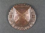 Výkonostní odznak pro střelce z pušky, plech, období 1945-1948