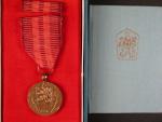 Medaile Za službu vlasti - ČSSR + etue a průkaz