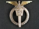 Odznak Pilot 2. třídy, číslo 4506, výrobce Zukov Praha