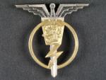 Odznak palubního radisty - operátora 1.tř. č.1334, výrobce Zukov Praha