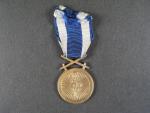 Československá vojenská medaile Za zásluhy, bronzová