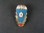 Odznak výsadkového vojska 1. třídy z obdobi 1965-1992 č.27961, druhý typ