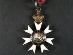 Řád sv. Michala a sv. Jiří, společník, punc Ag, orig. etue