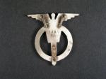 Odznak Pilot 3. třídy, číslo 8581, výrobce Zukov Praha