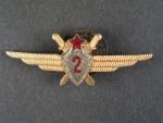 Odznak třídního specialisty letectva 1954-68. Pilot 2tř.