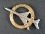 Odznak Zasloužilého vojenského letce č.13, Ag 900, výrobce Umělecké Řemesla Praha, vzácné