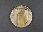 Odznak pro miřiče dělostřelectva a dělovody 1 třídy, plný kov, období 1938-39