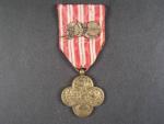 Československý válečný kříž 1918 (1x udělená pochvala)