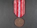 Pamětní odznak pro čs. dobrovolníky z let 1918-1919 s monogramem OP