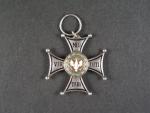 Řád Virtuti Militari, stříbrný kříž, V. tř., obobí 1919-1939 rytíř, punc Ag