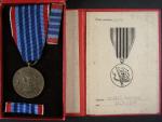 Medaile Za pracovní obětavost ČSR + průkaz