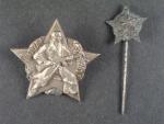 Hvězda československého partyzána + miniatura