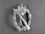 Pěchotní útočný odznak, zinek, chybí úchyt na sponu