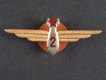 Odznak letovoda 2.tř. 1954-68., č.036