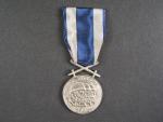 Československá vojenská medaile Za zásluhy, stříbrná