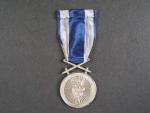 Československá vojenská medaile Za zásluhy, stříbrná