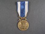 Československá vojenská medaile Za zásluhy, bronzová