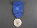 Služební medaile vermachtu 4.tř. za 4 roky služby, nová stuha
